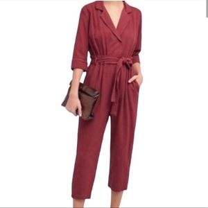 Anthropologie Trench Jumpsuit Romper Playsuit